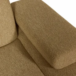 New WOOOD Mojo chaise longue element rechts bouclé Geel/bruin melange