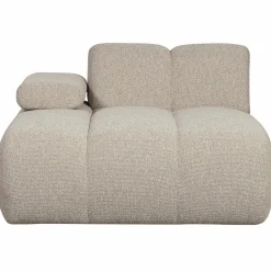 WOOOD Mojo chaise longue element links bouclé Beige melange
