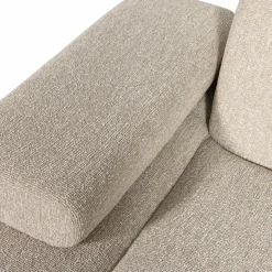 WOOOD Mojo chaise longue element links bouclé Beige melange