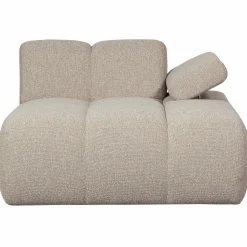 Hot WOOOD Mojo chaise longue element rechts bouclé Beige melange