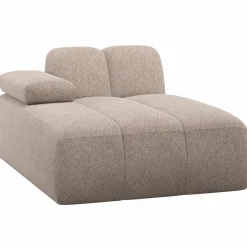 Online WOOOD Mojo chaise longue element links wollig Donkerzand