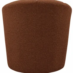 Clearance WOOOD Mojo draaifauteuil bouclé Roestbruin melange