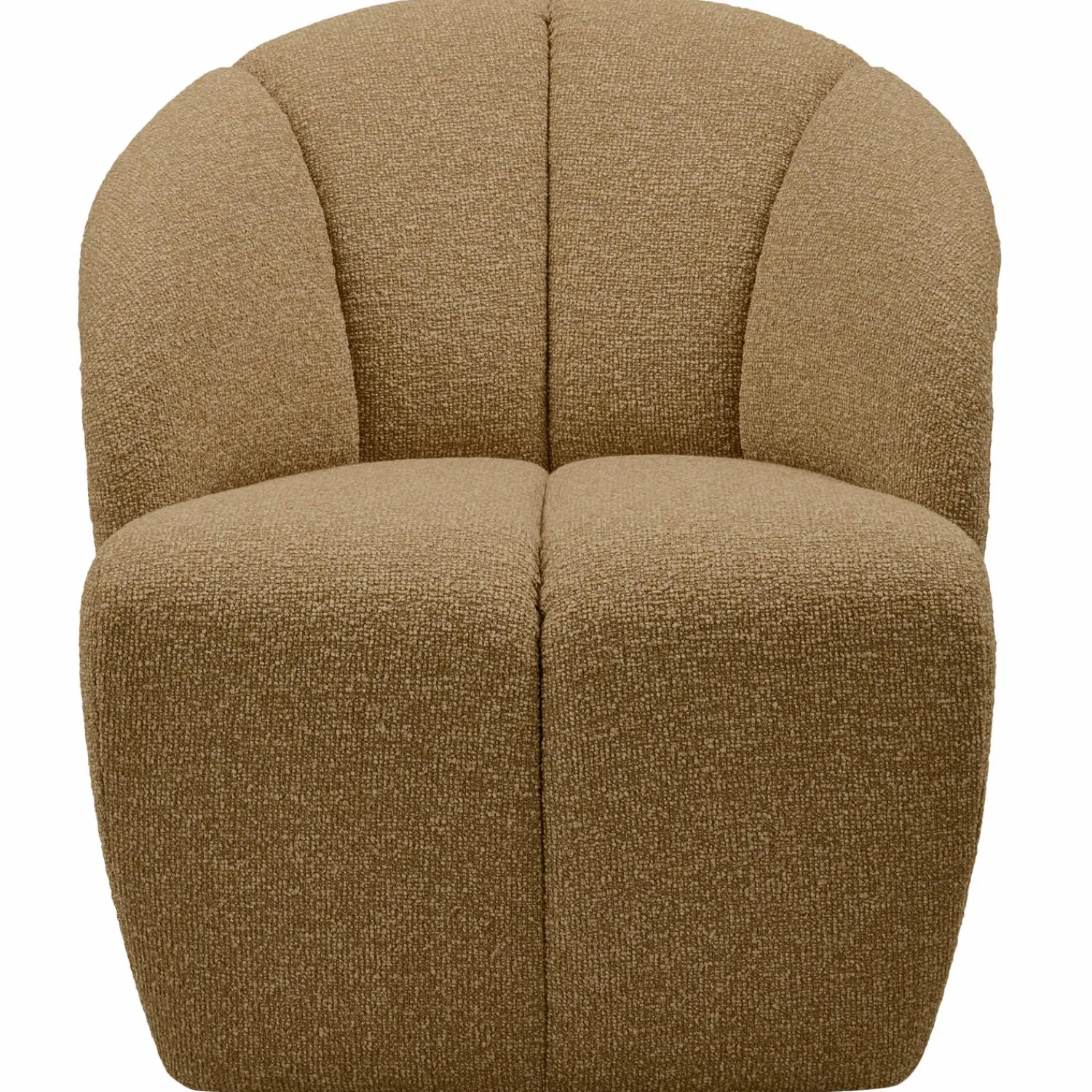 Discount WOOOD Mojo draaifauteuil bouclé Geel/bruin melange