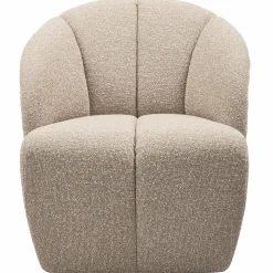 New WOOOD Mojo draaifauteuil bouclé Beige melange