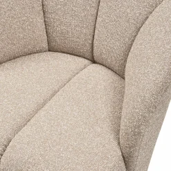 New WOOOD Mojo draaifauteuil bouclé Beige melange