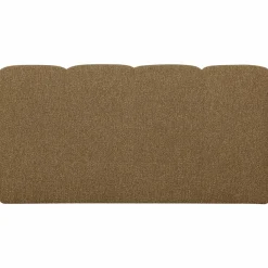 WOOOD Mojo eetbank 164 cm met rugleuning bouclé Geel/bruin melange