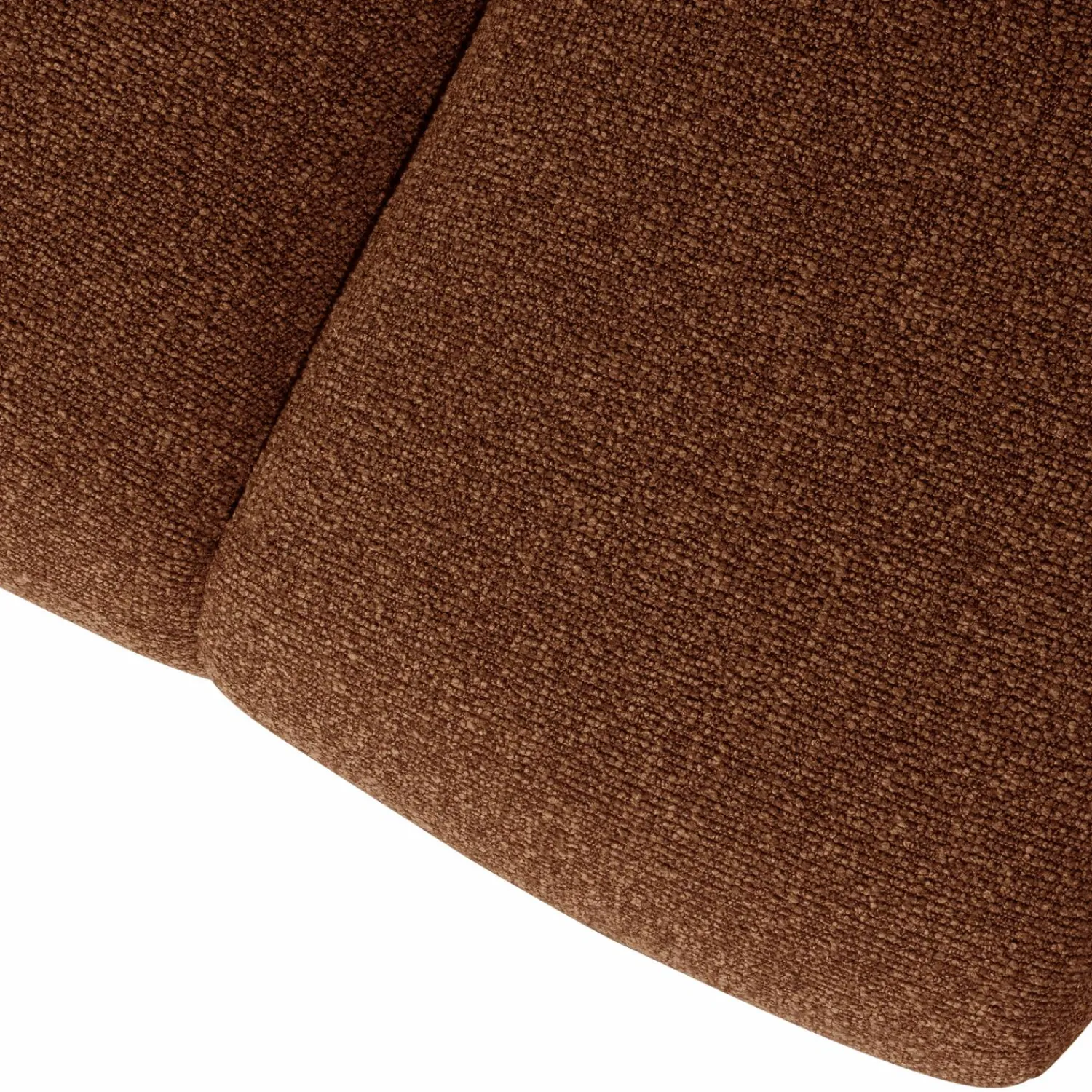 Discount WOOOD Mojo eetbankje 164 cm bouclé Roestbruin melange