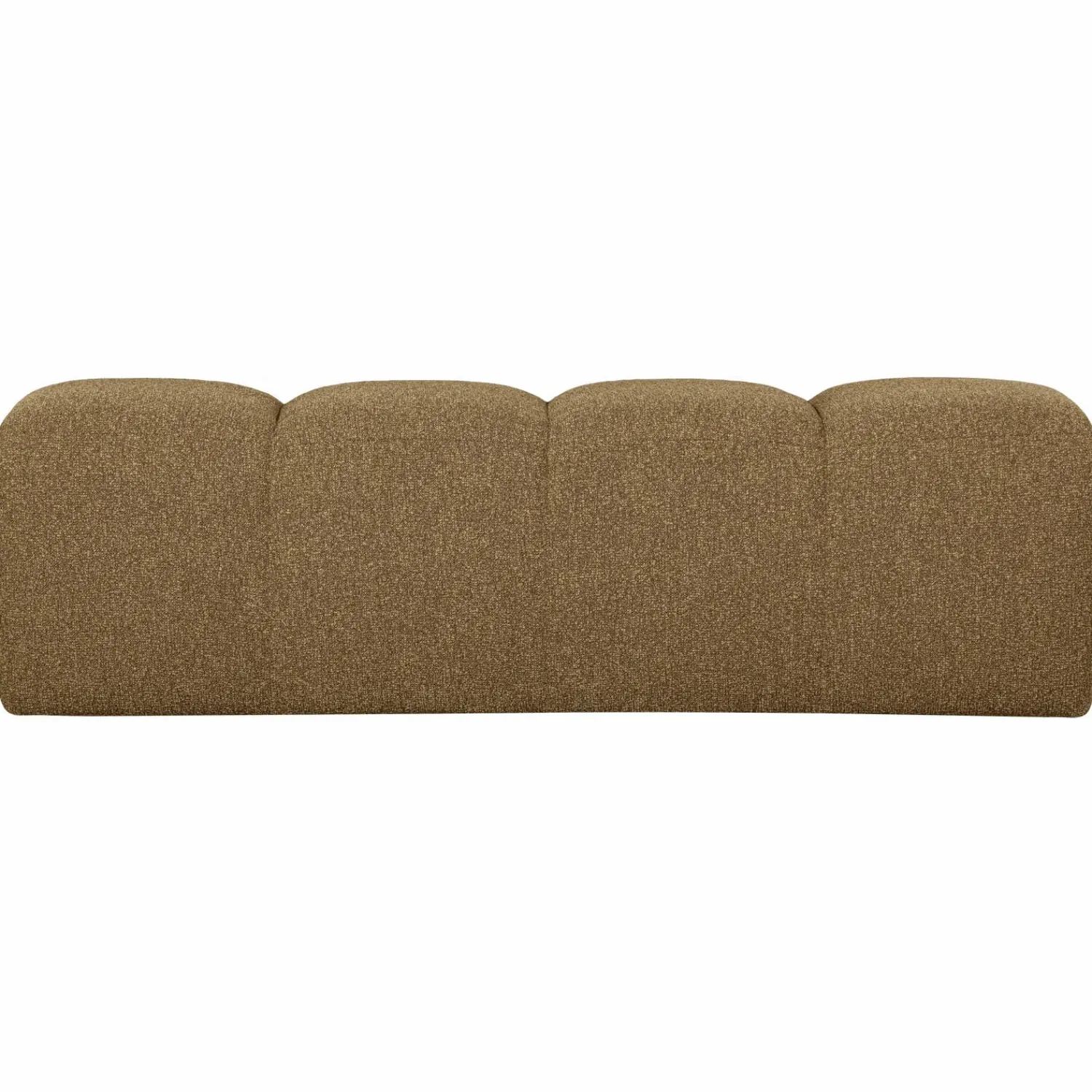 Discount WOOOD Mojo eetbankje 164 cm bouclé Geel/bruin melange