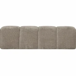 Clearance WOOOD Mojo eetbankje 164 cm ribstof donker zand Donkerzand