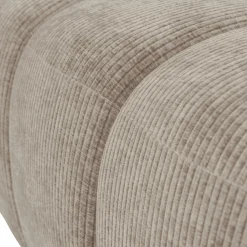 Clearance WOOOD Mojo eetbankje 164 cm ribstof donker zand Donkerzand