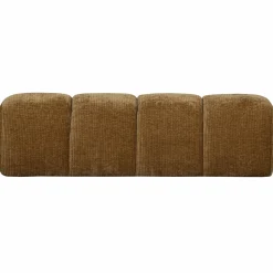 WOOOD Mojo eetbankje 164 cm ribstof Honinggeel