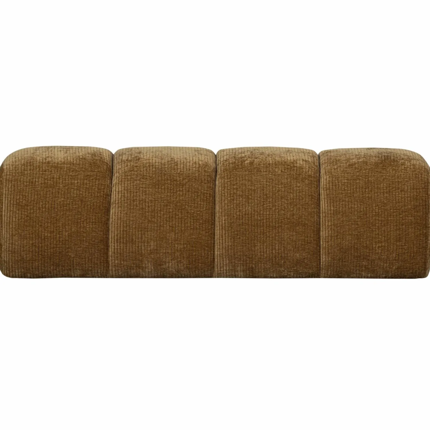 WOOOD Mojo eetbankje 164 cm ribstof Honinggeel