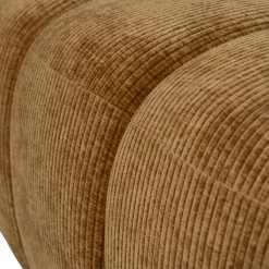 WOOOD Mojo eetbankje 164 cm ribstof Honinggeel