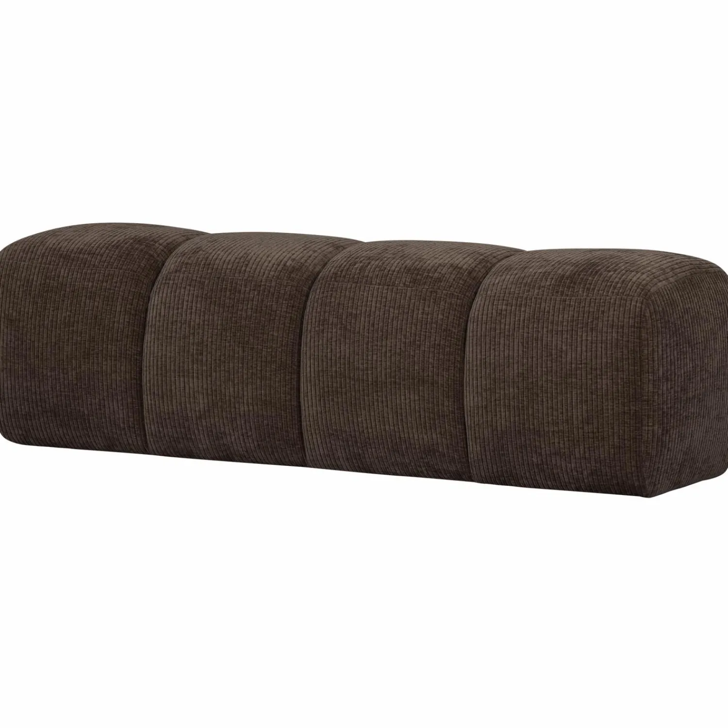 Hot WOOOD Mojo eetbankje 164 cm ribstof Bruin