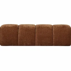 Discount WOOOD Mojo eetbankje 164 cm ribstof Roestbruin