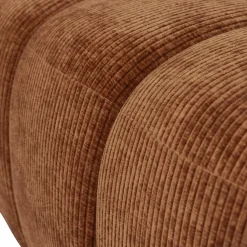 Discount WOOOD Mojo eetbankje 164 cm ribstof Roestbruin