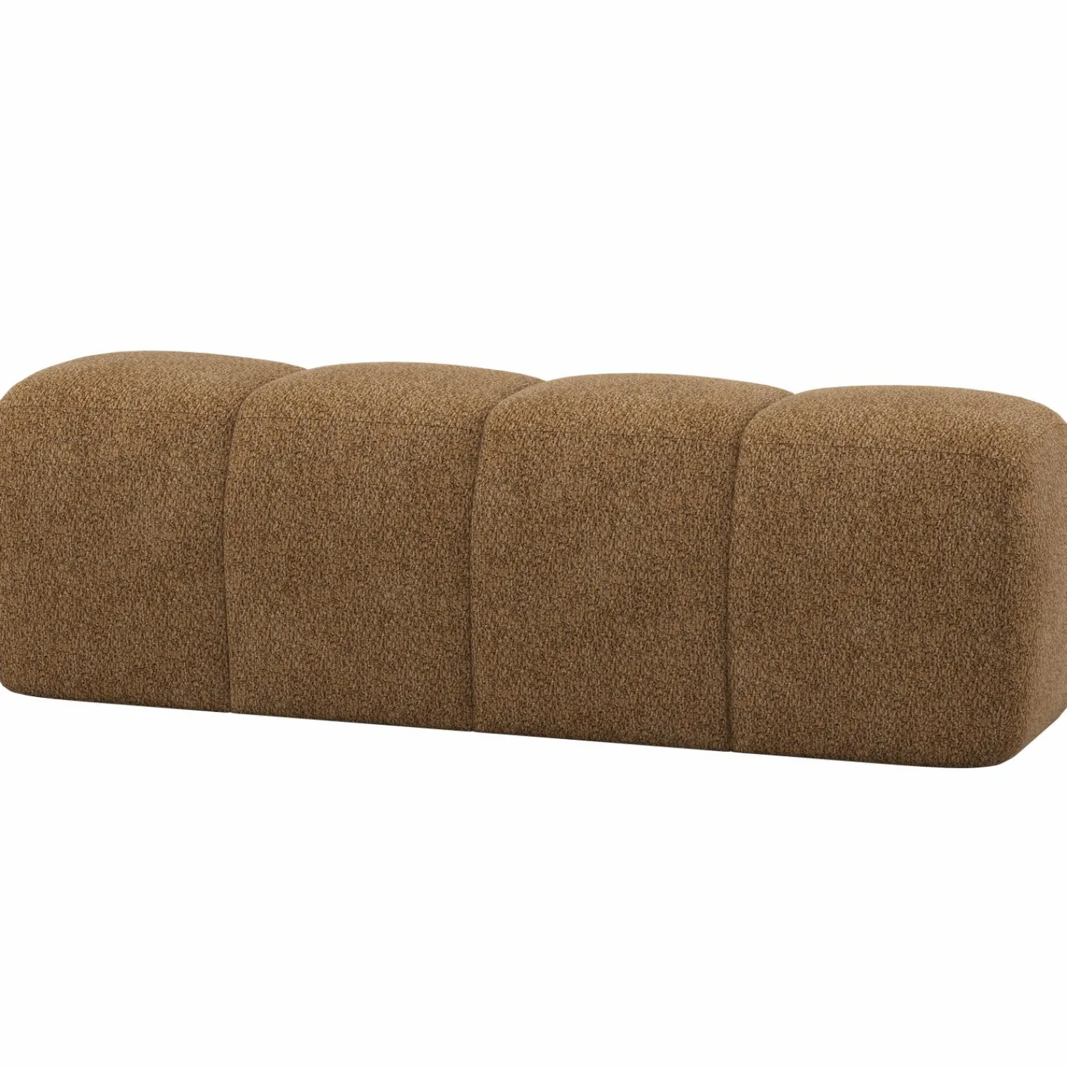 Outlet WOOOD Mojo eetbankje 164 cm wollig Honinggeel