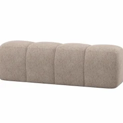 WOOOD Mojo eetbankje 164 cm wollig Donkerzand