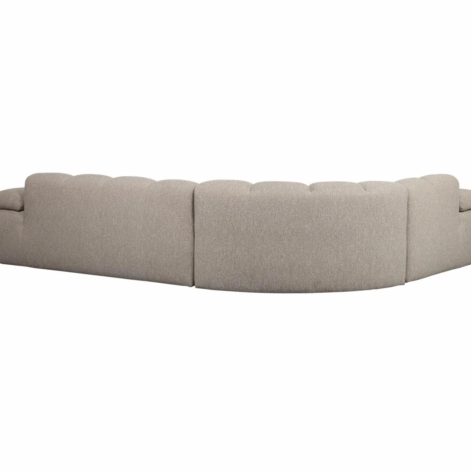 Clearance WOOOD Mojo hoekbank links bouclé Beige melange