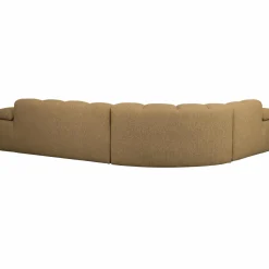 Hot WOOOD Mojo hoekbank links bouclé Geel/bruin melange