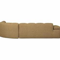 Sale WOOOD Mojo hoekbank rechts bouclé Geel/bruin melange