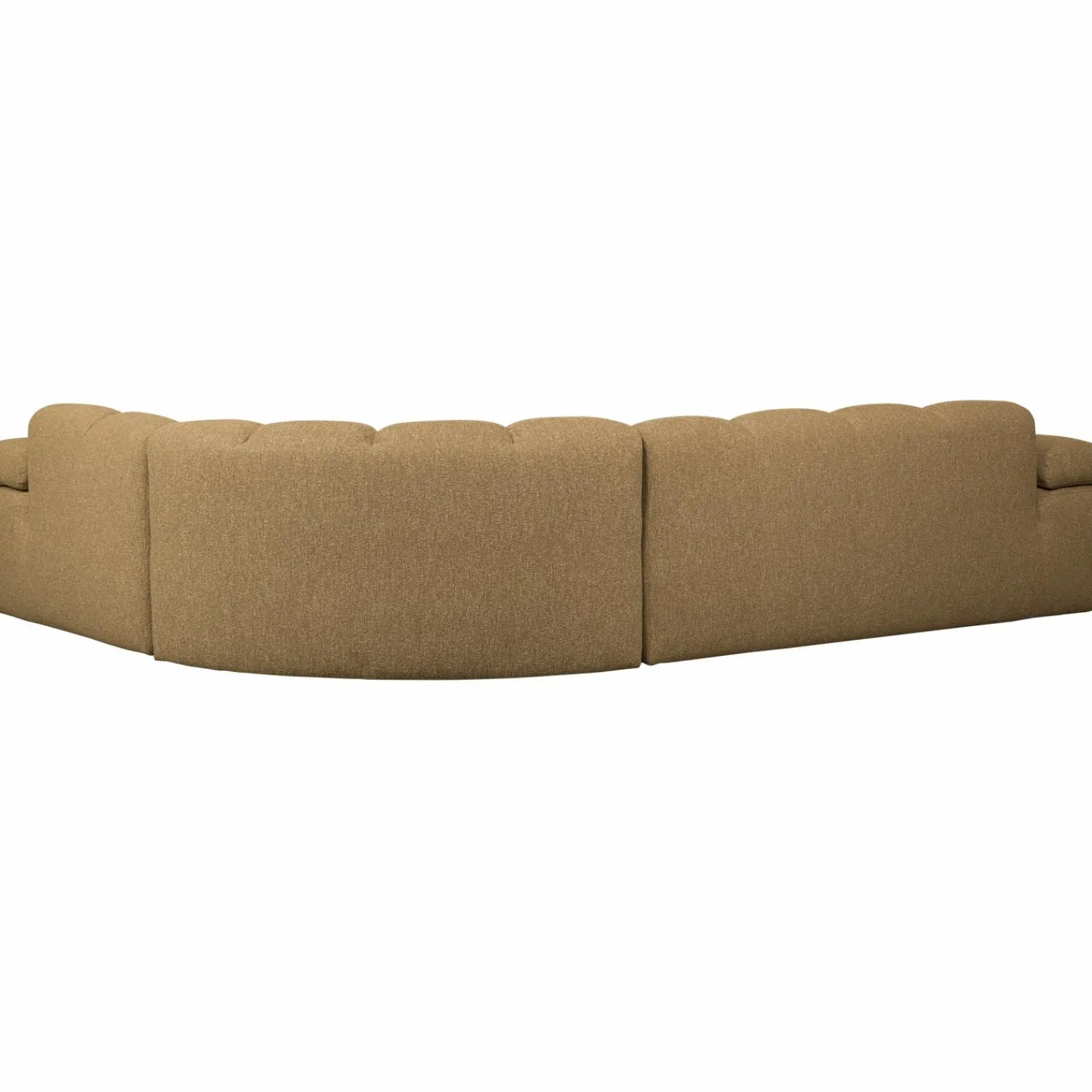 Sale WOOOD Mojo hoekbank rechts bouclé Geel/bruin melange