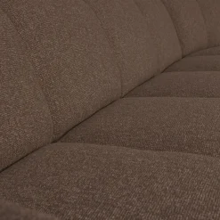 Online WOOOD Mojo hoekbank rechts bouclé Bruin melange