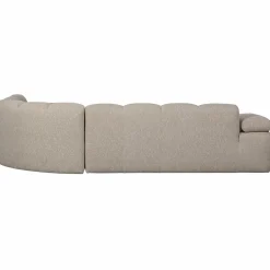 Hot WOOOD Mojo hoekbank rechts bouclé Beige melange