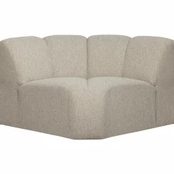 WOOOD Mojo hoekelement bouclé Beige melange