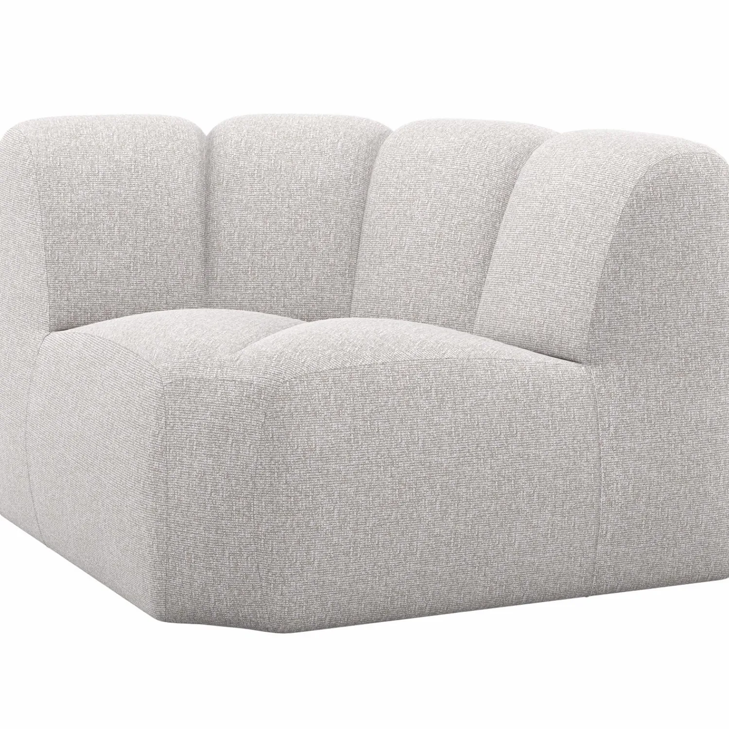 New WOOOD Mojo hoekelement bouclé ecru melange