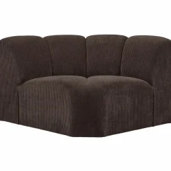 Outlet WOOOD Mojo hoekelement ribstof Bruin