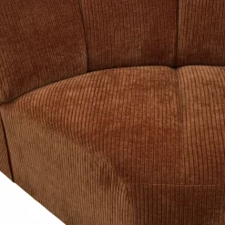 Outlet WOOOD Mojo hoekelement ribstof Roestbruin