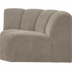 New WOOOD Mojo hoekelement ribstof Donkerzand