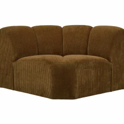 WOOOD Mojo hoekelement ribstof Honinggeel