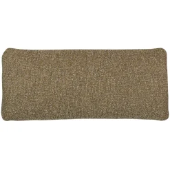 WOOOD Mojo kussen bouclé Geel/bruin melange