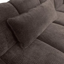 Clearance WOOOD Mojo kussen ribstof Bruin