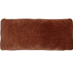 Hot WOOOD Mojo kussen ribstof Roestbruin