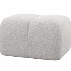 Hot WOOOD Mojo poef bouclé Ecru melange