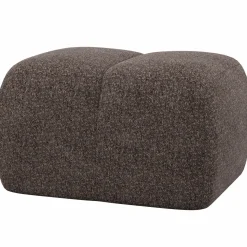 Best WOOOD Mojo poef wollig Bruin