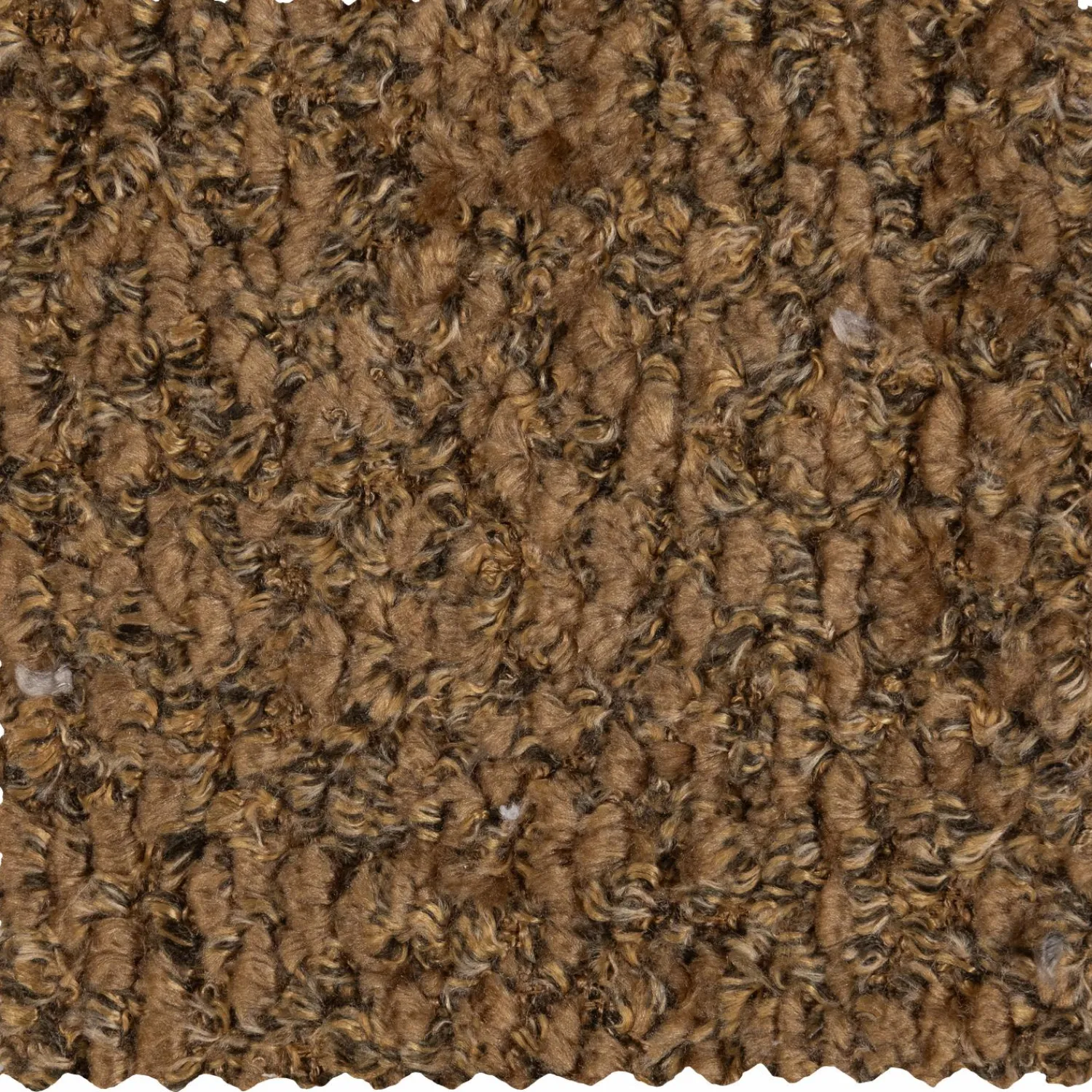 Hot WOOOD Mojo poef wollig Honinggeel