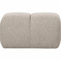 Outlet WOOOD Mojo poef 45x84x64 cm bouclé Beige melange