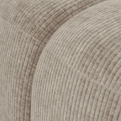 Sale WOOOD Mojo poef 45x84x64 cm ribstof donker zand Donkerzand