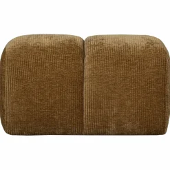 New WOOOD Mojo poef 45x84x64 cm ribstof Honinggeel