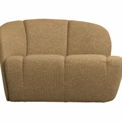 New WOOOD Mojo 2-zits bankje links bouclé Geel/bruin melange