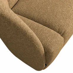 New WOOOD Mojo 2-zits bankje links bouclé Geel/bruin melange