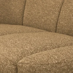 New WOOOD Mojo 2-zits bankje links bouclé Geel/bruin melange