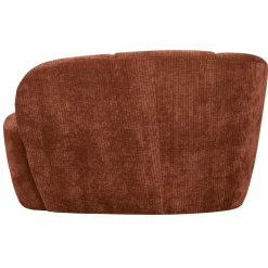 Outlet WOOOD Mojo 2-zits bankje links ribstof Roestbruin