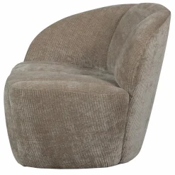 Discount WOOOD Mojo 2-zits bankje links ribstof donker zand Donkerzand