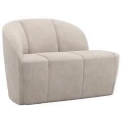 Discount WOOOD Mojo 2-zits bankje links ribstof ecru