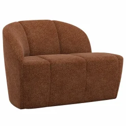 New WOOOD Mojo 2-zits bankje links wollig Roestbruin